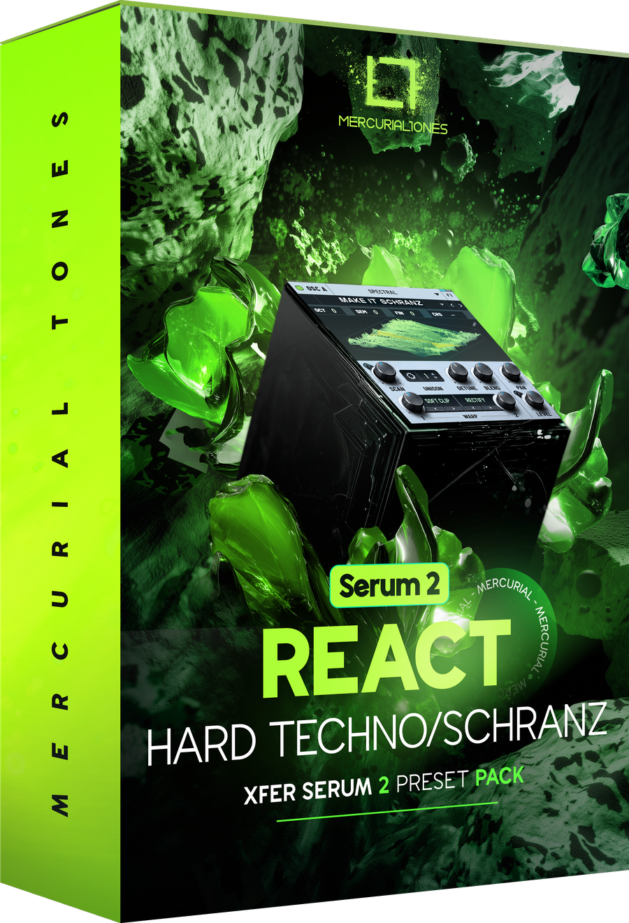 REACT — Serum 2 preset pack box