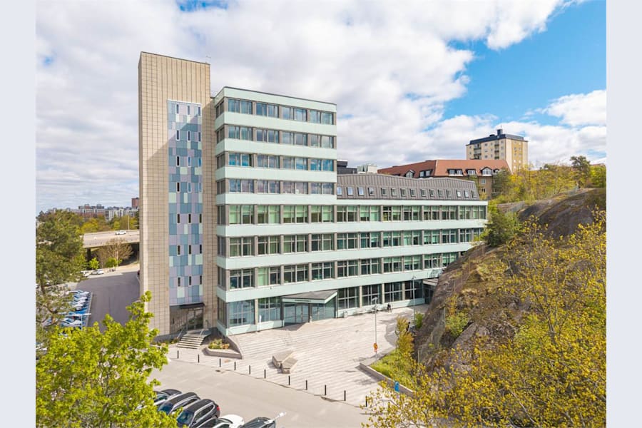 The building at Ryssviksvägen 2 in Nacka, Sweden, where MTX Labs is based.